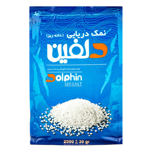 نمک دریایی تصفیه شده ید دار دانه ریز پاکت 2500 g